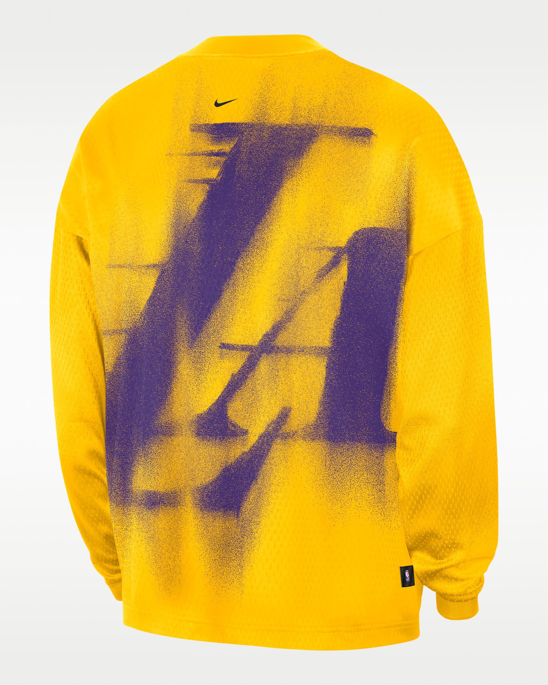Los Angeles Lakers Standard Issue Nike Men's Dri-FIT Long-Sleeve